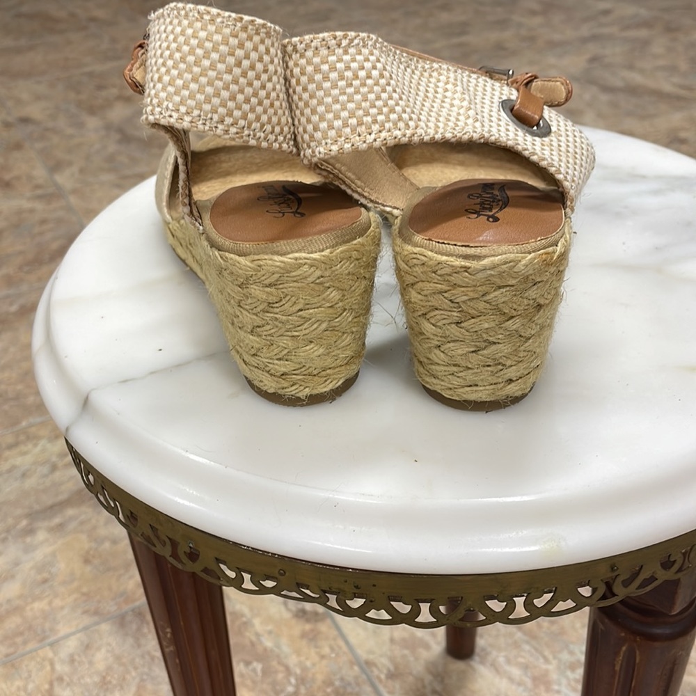 Lucky Brand espadrilles. So cute on. Only worn one time. - Picture 7 of 8